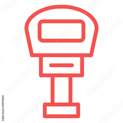 Vector Design Parking Meter Icon Style