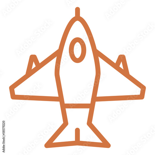 Vector Design Jet Icon Style