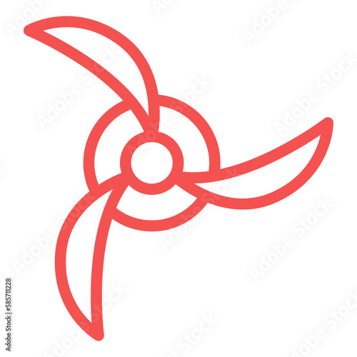 Vector Design Propeller Icon Style