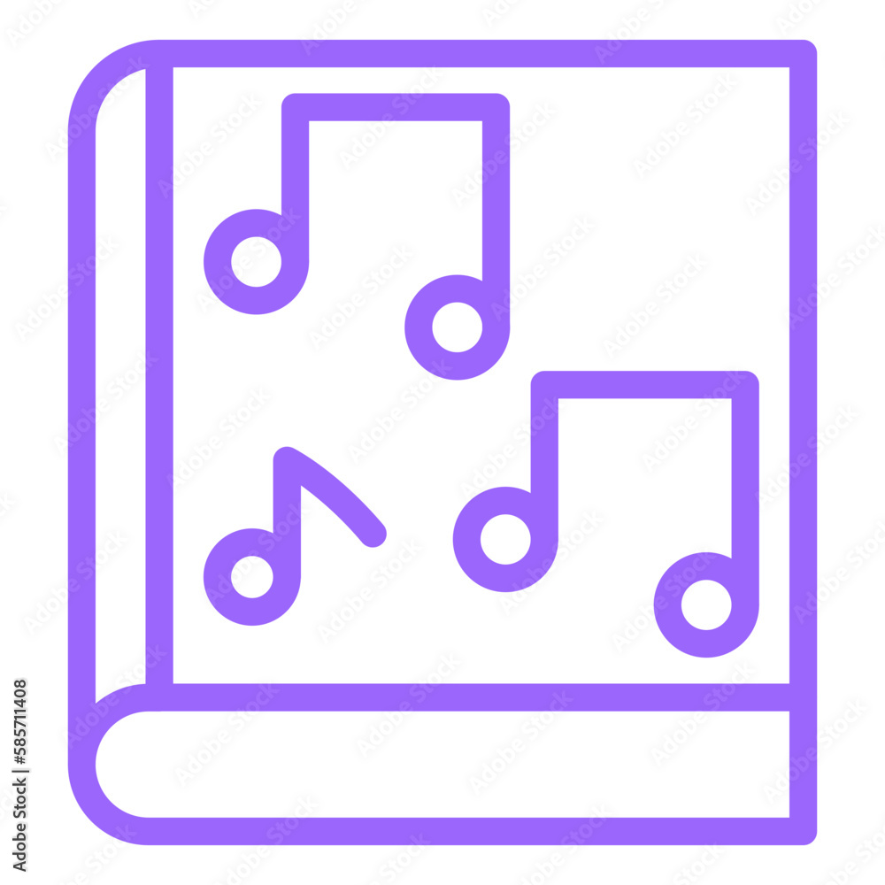 Vector Design Music Education Icon Style Vector Design Music Education Icon Style