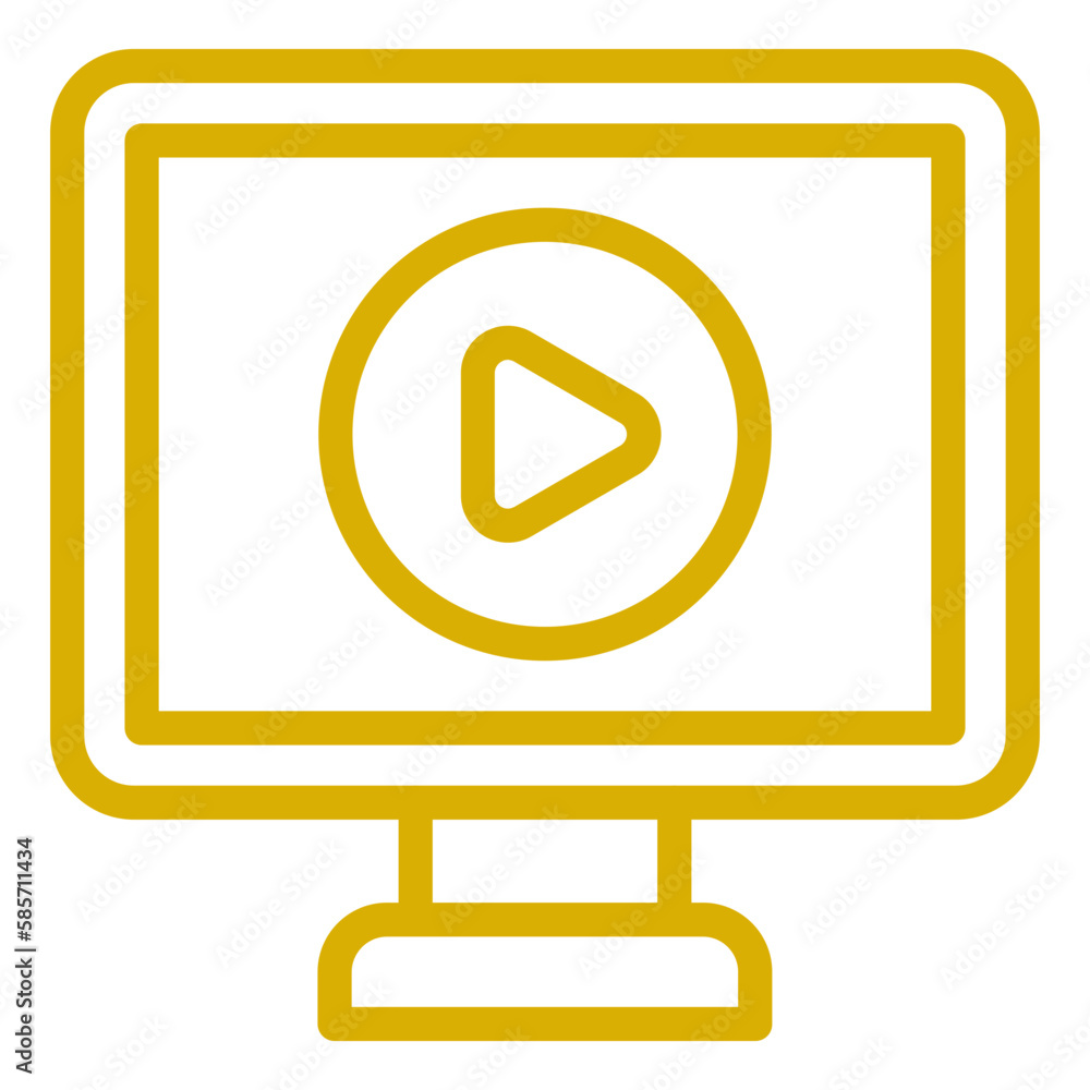 Vector Design Video Tutorial Icon Style Vector Design Video Tutorial Icon Style