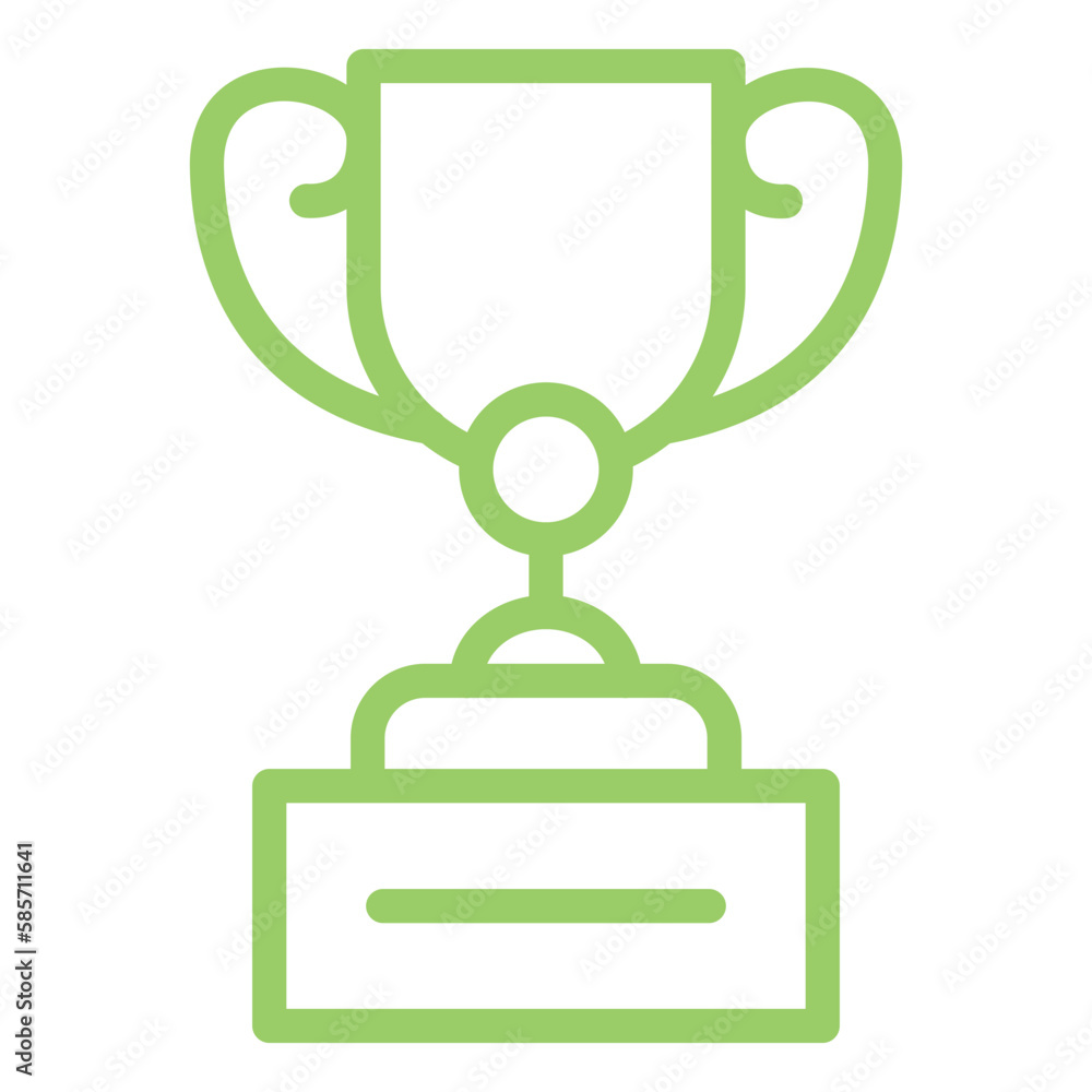 Vector Design Trophy Icon Style Vector Design Trophy Icon Style