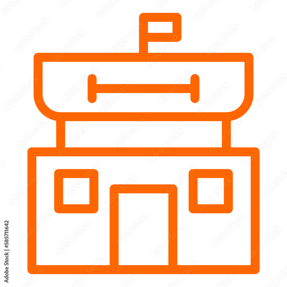 Vector Design Campus Icon Style