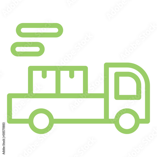 Vector Design Freight Icon Style