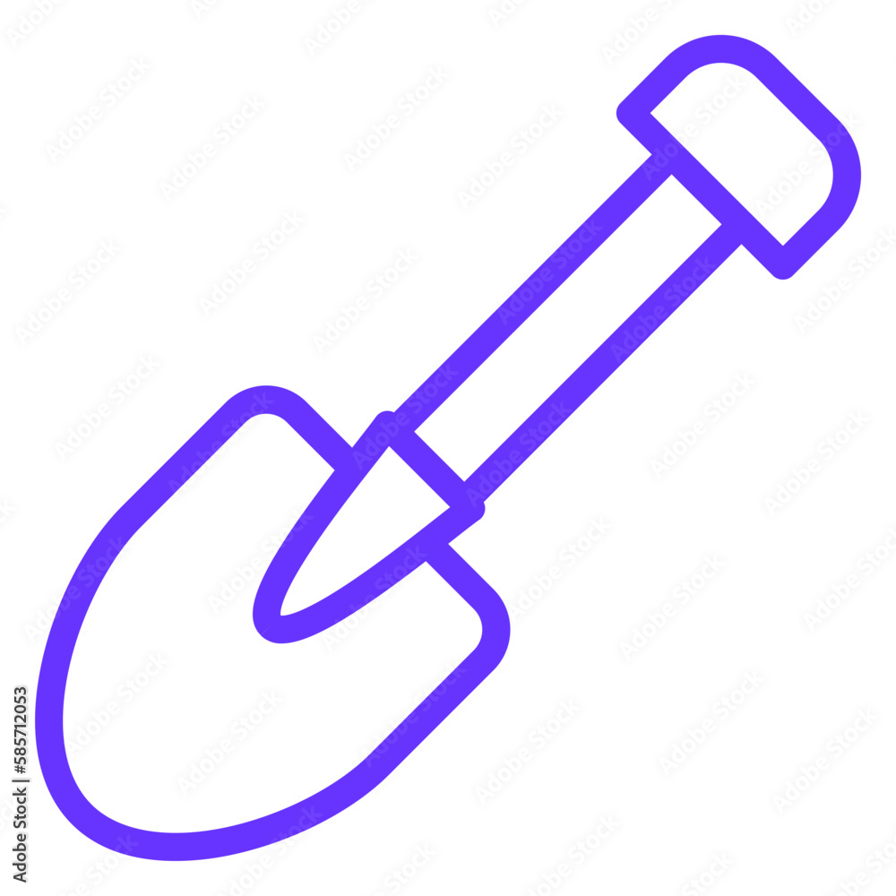 Vector Design Shovel Icon Style Vector Design Shovel Icon Style