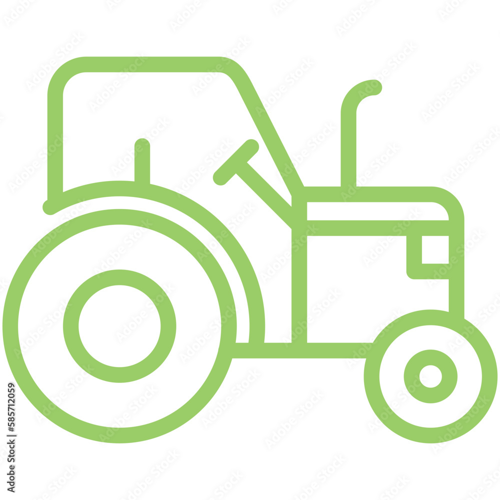 Vector Design Tractor Icon Style Vector Design Tractor Icon Style