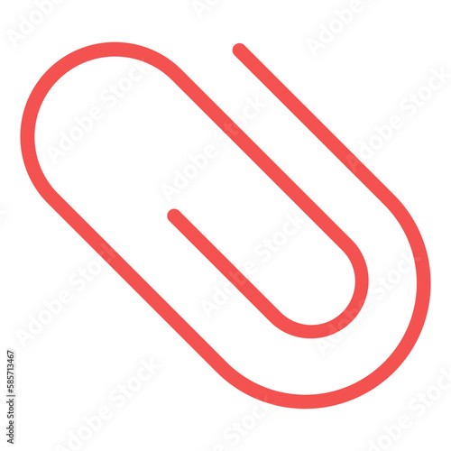 Vector Design Paperclip Icon Style