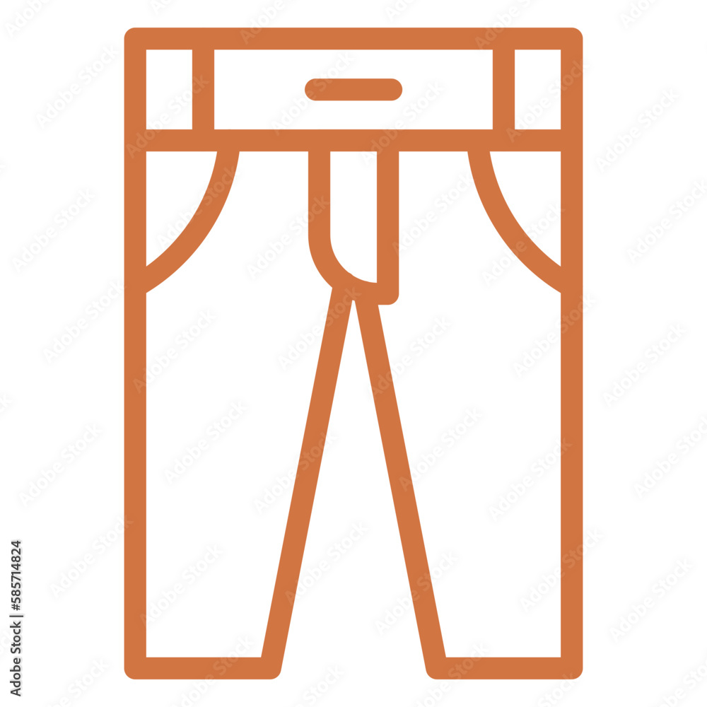 Vector Design Pants Icon Style Vector Design Pants Icon Style