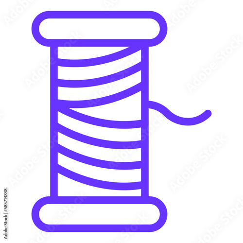 Vector Design Spool Icon Style