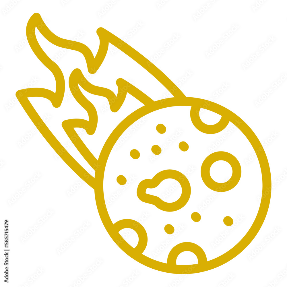 Fototapeta premium Vector Design Comet Icon Style