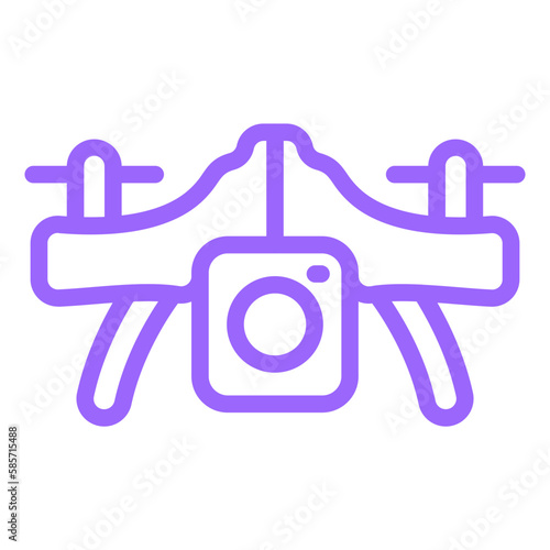 Vector Design Camera Drone Icon Style