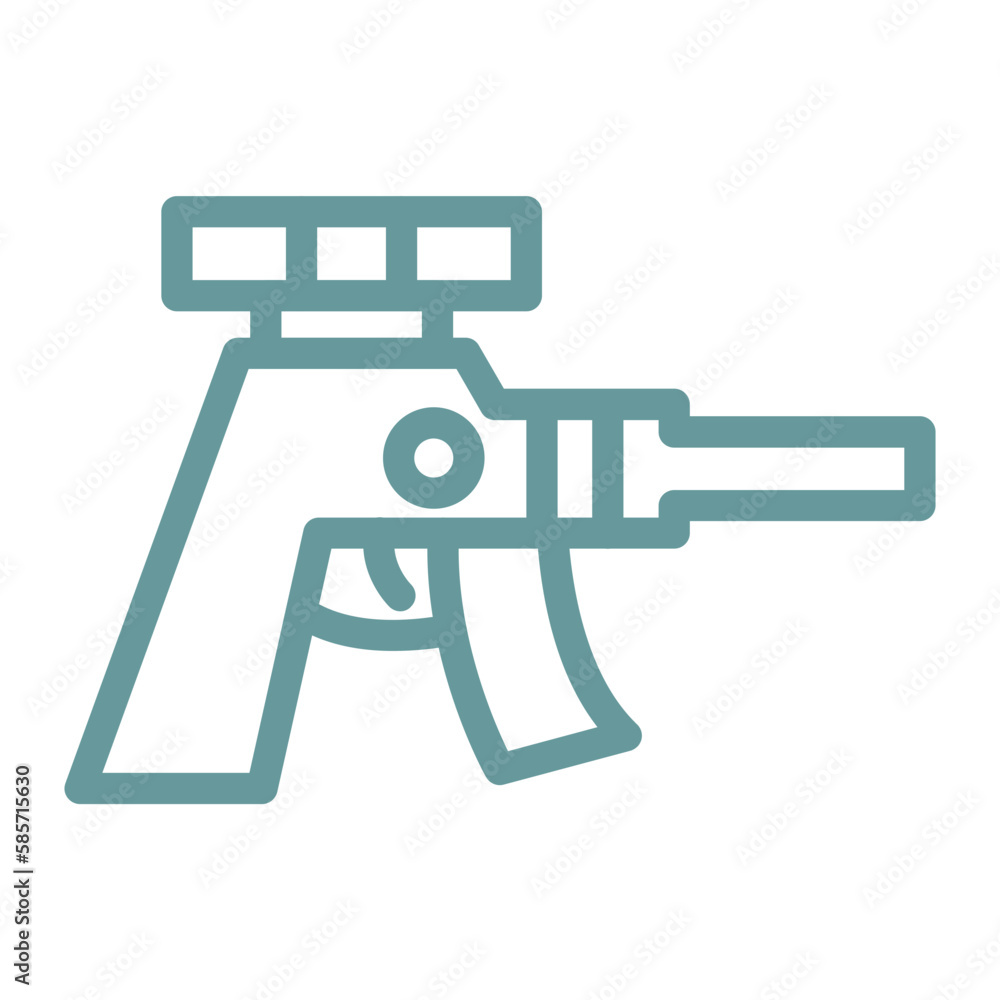 Vector Design Sniper Rifle Icon Style Vector Design Sniper Rifle Icon Style