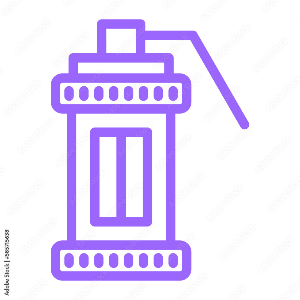 Vector Design Smoke Grenade Icon Style Vector Design Smoke Grenade Icon Style