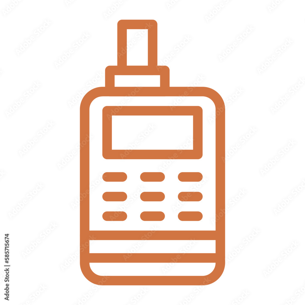 Vector Design Walkie Talkie Icon Style Vector Design Walkie Talkie Icon Style
