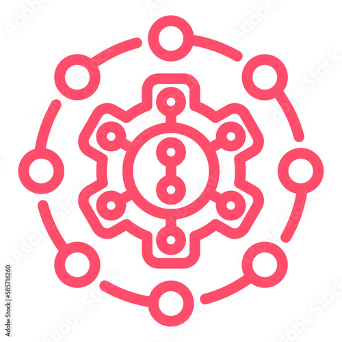 Vector Design Integration Icon Style