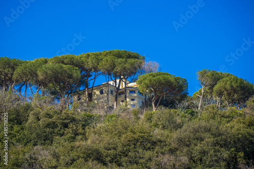 Villa sur une colline à Castel Gondolfo en Italie photo