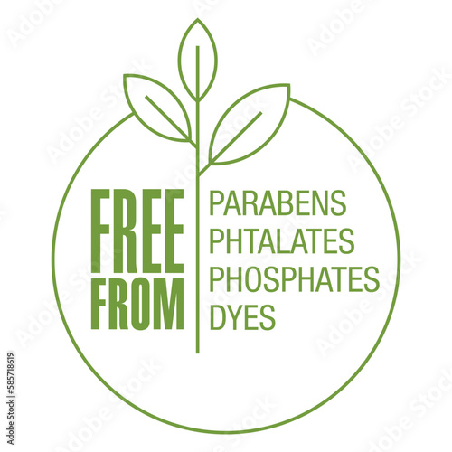 Free from parabens, dyes, phtalates, phosphates