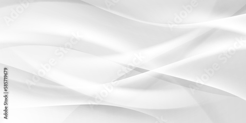 white abstract wave background luxury vector illustration