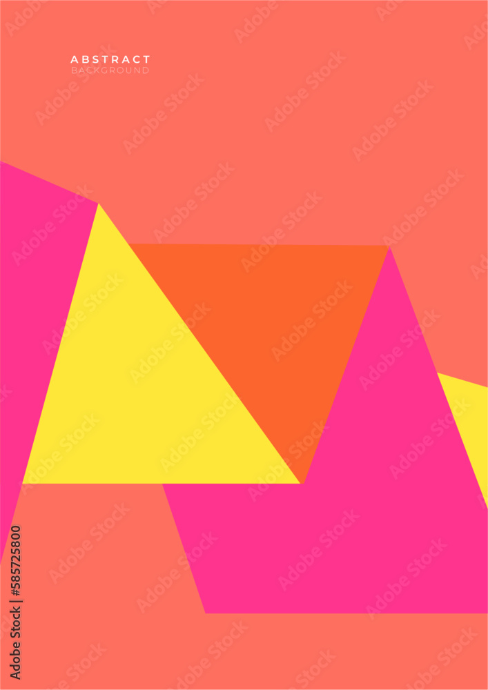 Background poster template with geometric shapes vector Background poster template with geometric shapes vector