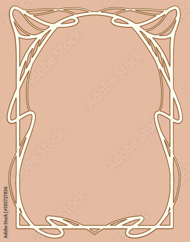 Cadre art nouveau