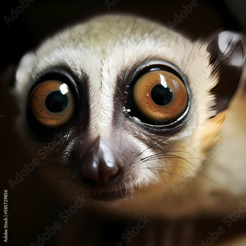 close up of a animal