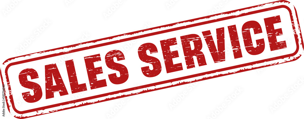 Sales service red square grunge stamp Sales service red square grunge stamp
