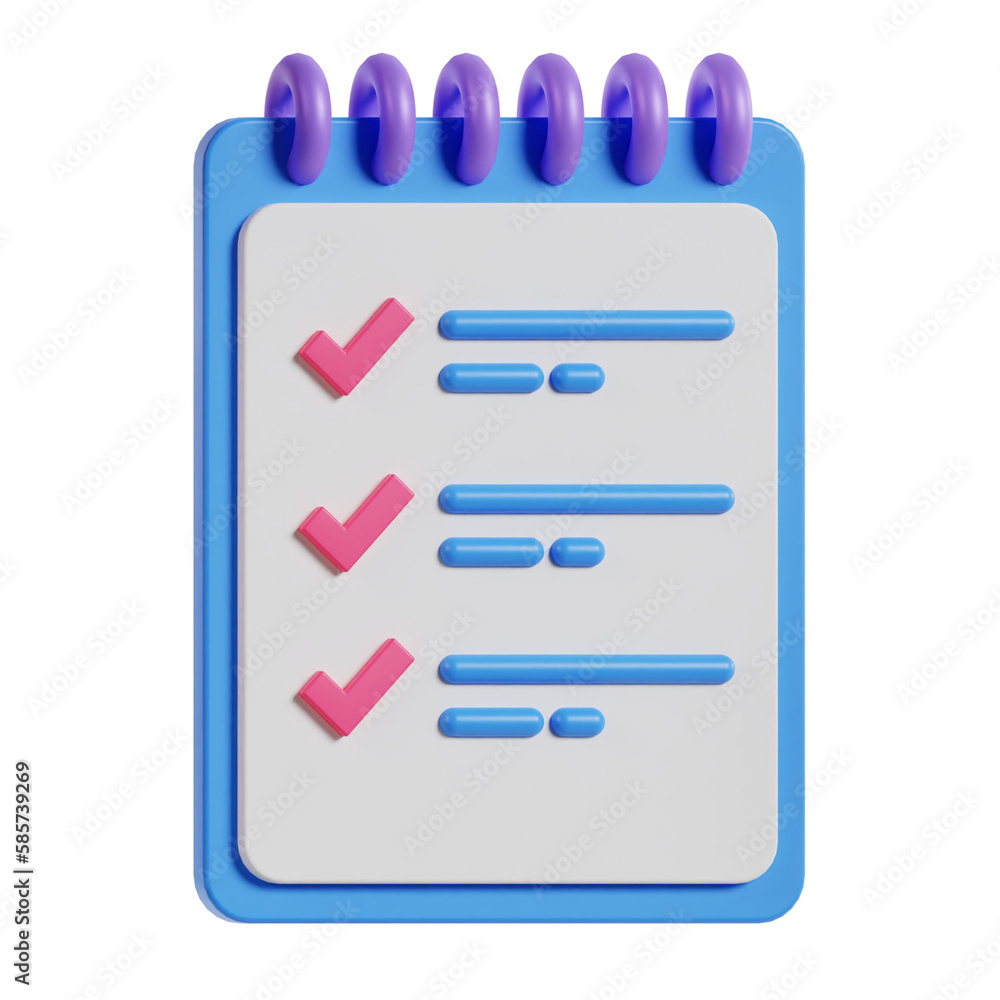 document manager checkmark, folder management 3d icon document manager checkmark, folder management 3d icon