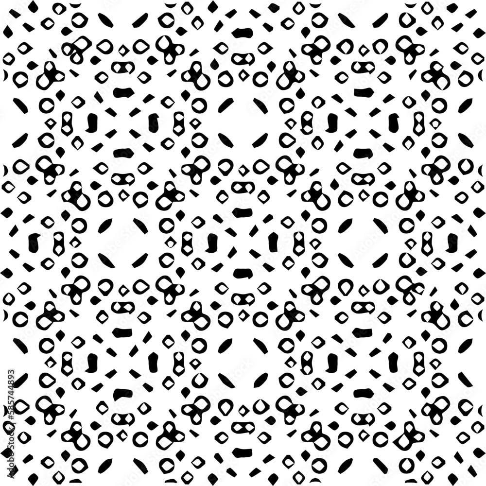 Background with abstract shapes. Black and white texture. Seamless monochrome repeating pattern for web page, textures, card, poster, fabric, textile. Background with abstract shapes. Black and white texture. Seamless monochrome repeating pattern for web page, textures, card, poster, fabric, textile.
