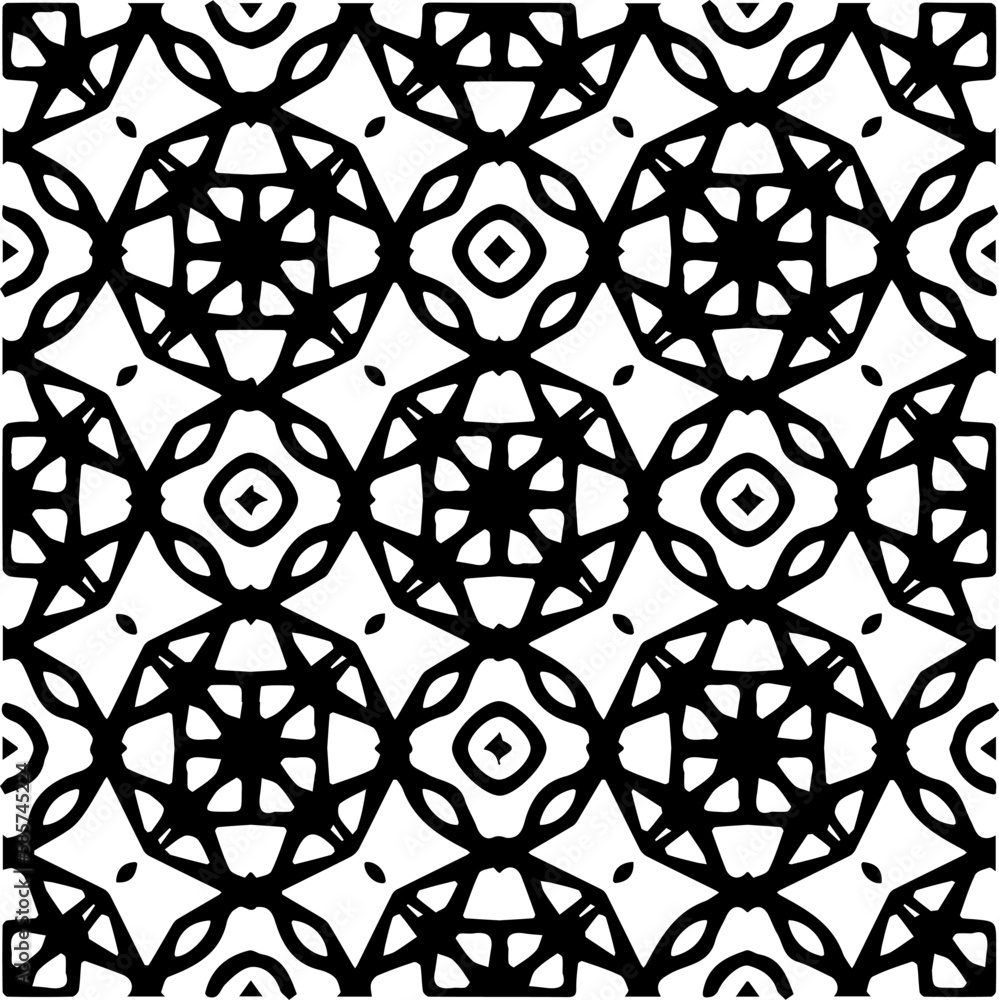 Background with abstract shapes. Black and white texture. Seamless monochrome repeating pattern for web page, textures, card, poster, fabric, textile. Background with abstract shapes. Black and white texture. Seamless monochrome repeating pattern for web page, textures, card, poster, fabric, textile.