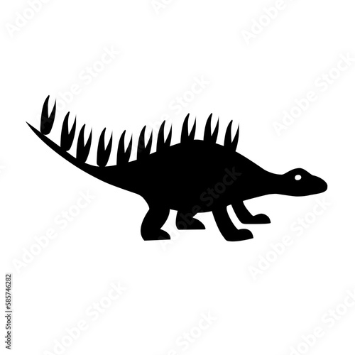 dinosaur silhouette © metdi