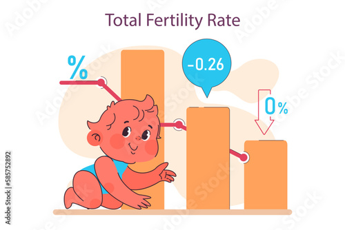 Aging society and low birth rate in developed countries set. Workforce