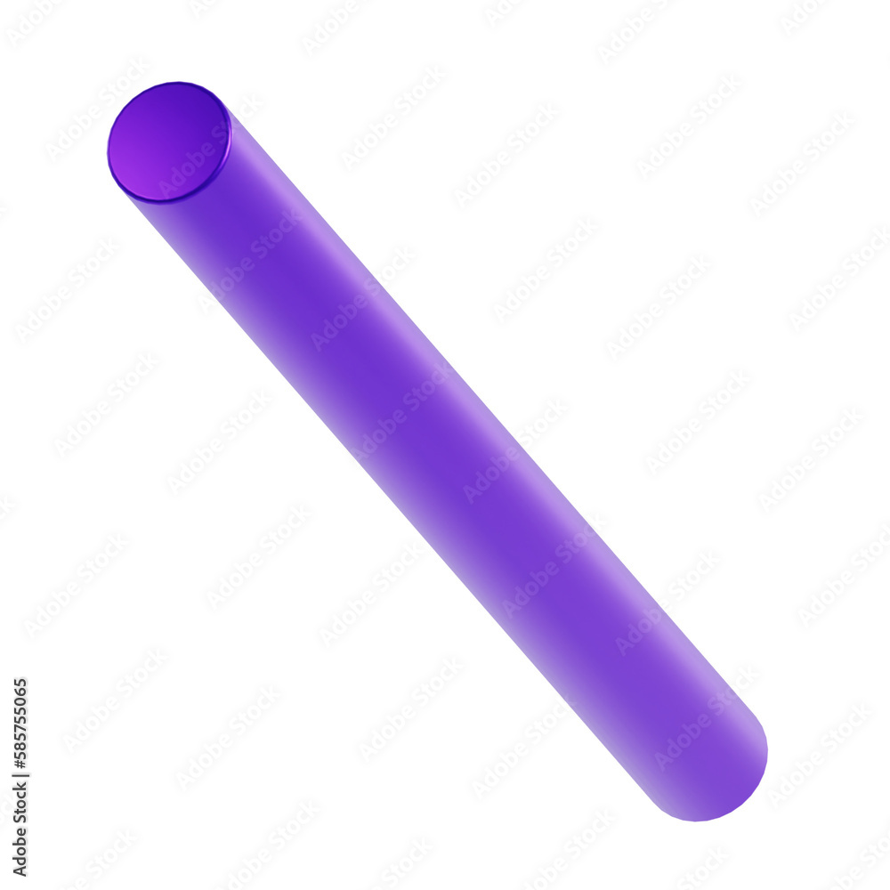 3d long stick abstract 3d long stick abstract