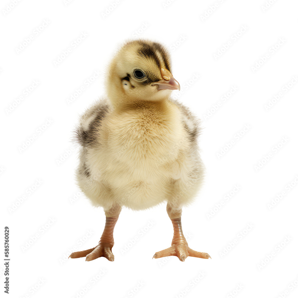 chick isolated on white background chick isolated on white background