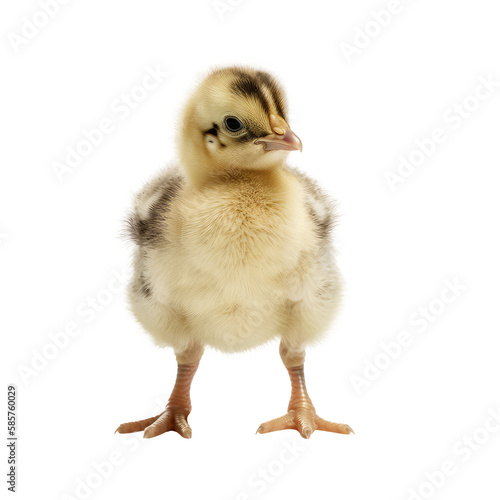 chick isolated on white background