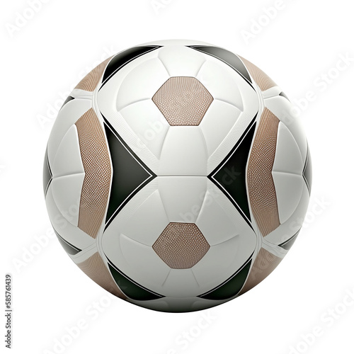 Soccer ball on transparent background. PNG, ai