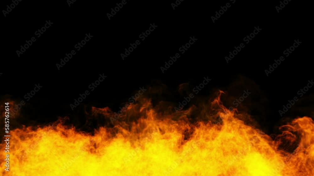 Fire Abstract Loop render 3d on alpha channel Fire Abstract Loop render 3d on alpha channel