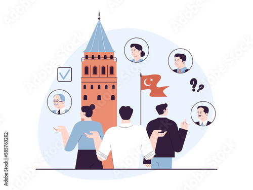 Turkey 2023 presidential election. Democratic procedure, turkish citizens