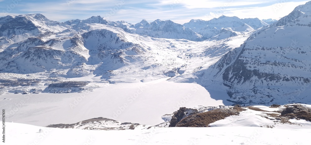 Val Cenis is a ski and mountain resort situated in the Haute-Maurienne region of the French Alps, close to the Italian border. It is composed of five villages; Lanslebourg, Lanslevillard, Termignon