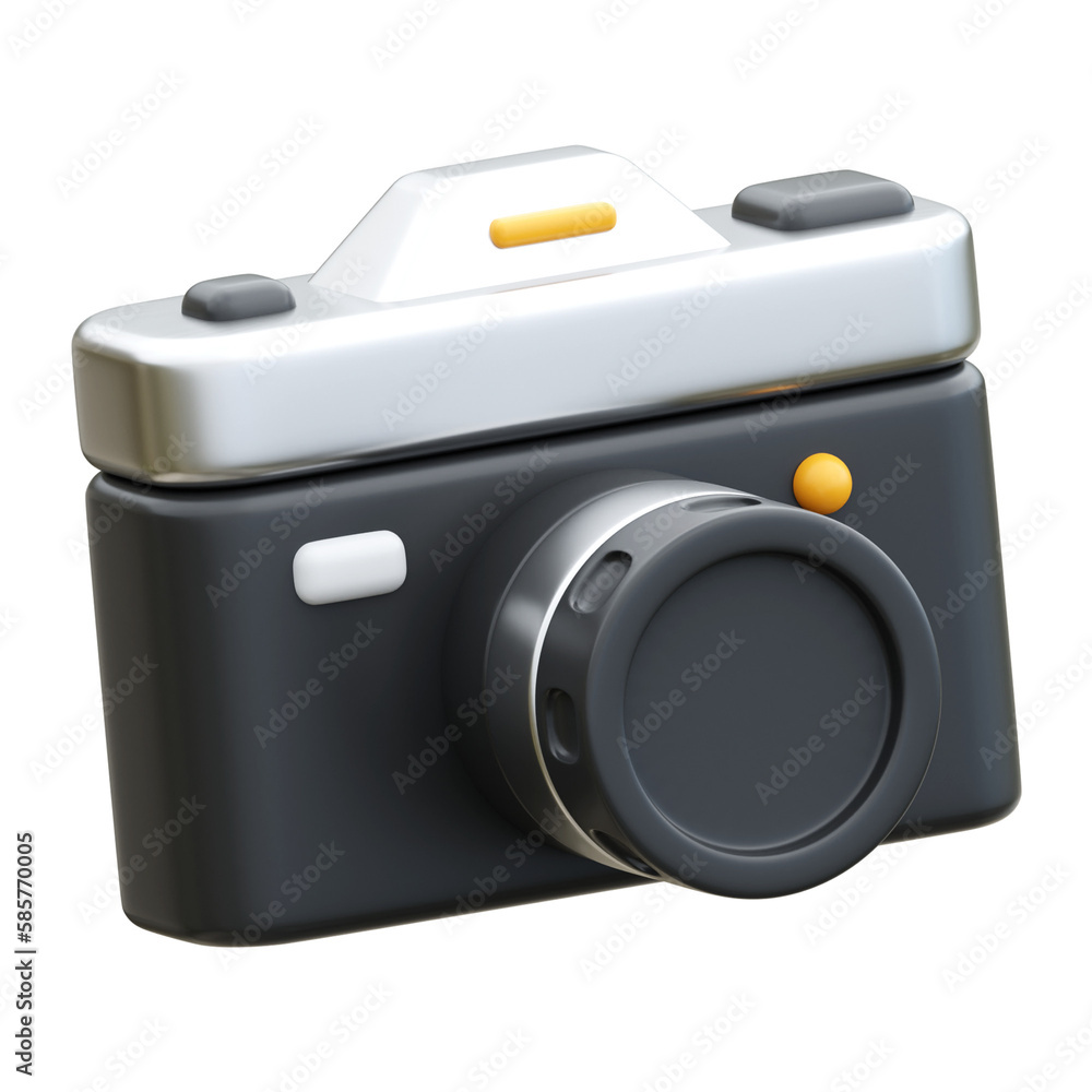 Camera 3D render Illustration design Camera 3D render Illustration design