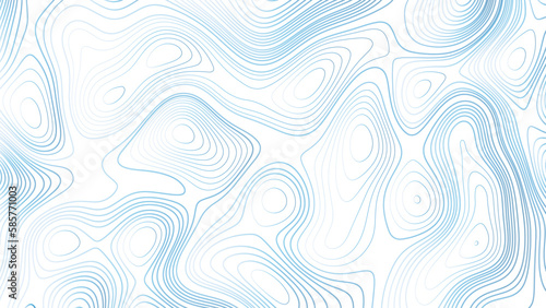 Topographic map. Abstract lines background. Contour maps. Vector illustration.
