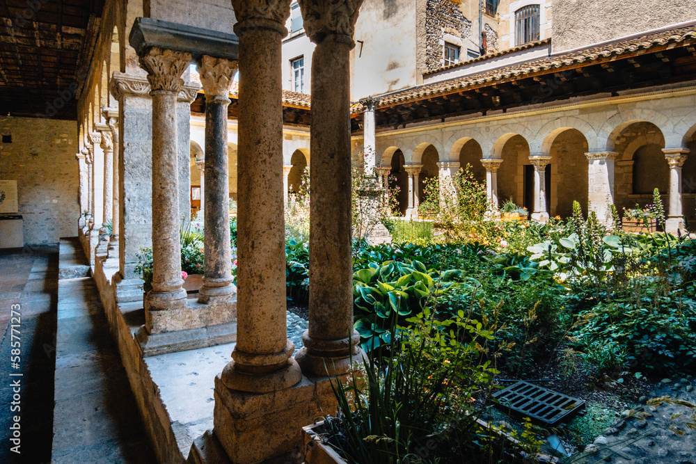 custom made wallpaper toronto digitalThe medieval cloister of Saint Andre le Bas church in the old town of Vienne, in the south of France (Isere)