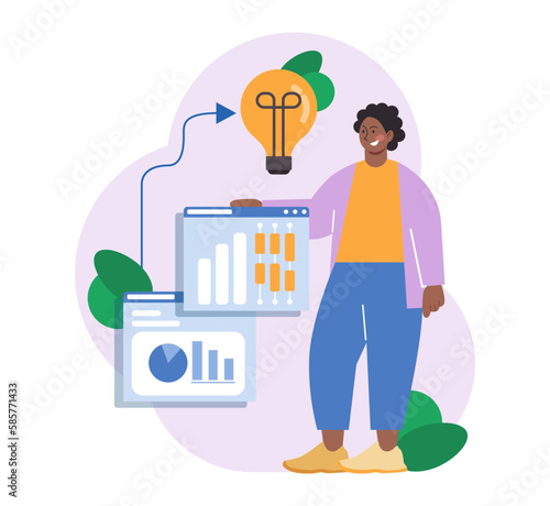 Financial influencer. Trader or broker social media educative blog.