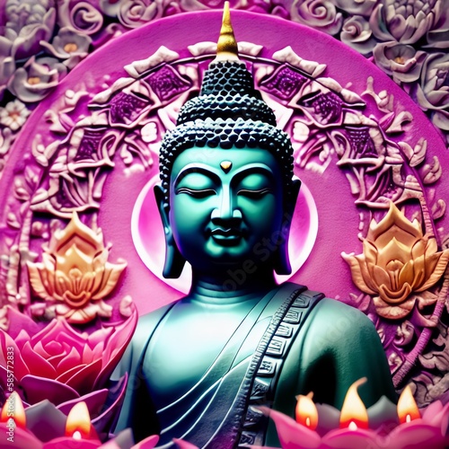 vesak, Buddha,Tibetan Buddhism, Bodhi Day, Parinirvana Day photo