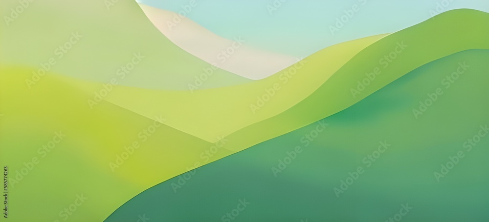 landscape with mountains vector 3