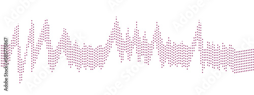 Abstract voice sound wave pattern element  Voice sound wave liens and audio technology background.
