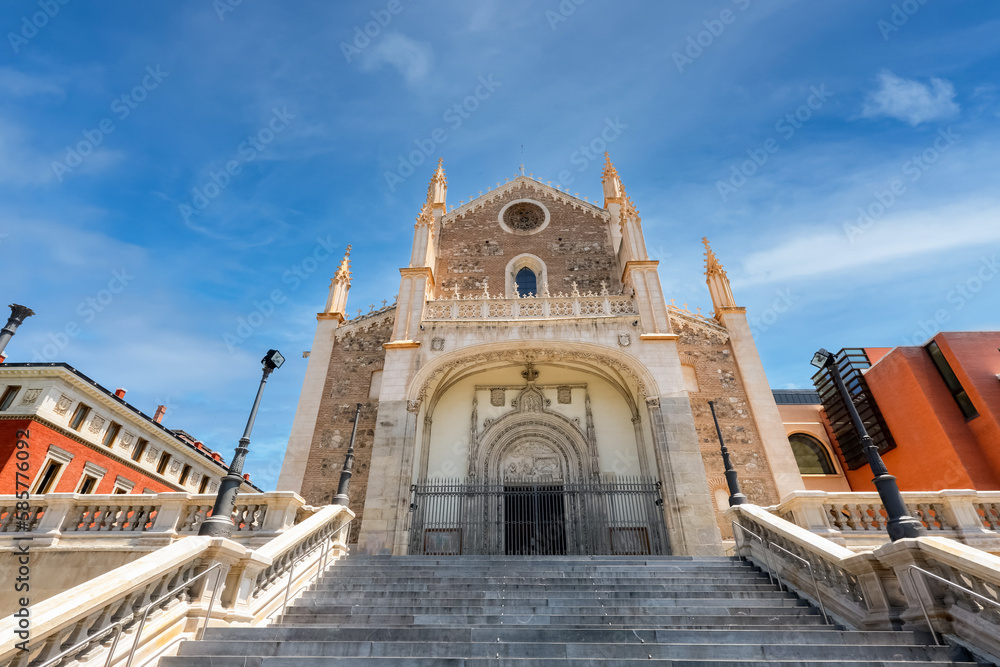 Fototapeta premium Church De San Jeronimo el Real , Madrid