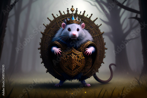 King Hedgehog in his armour (ID: 585780295)