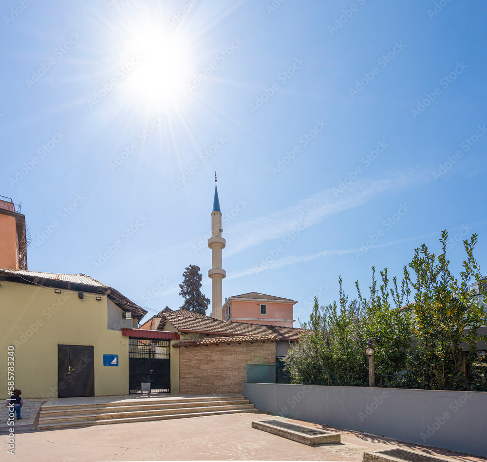 Kokonozi Mosque in Tirana, Albania