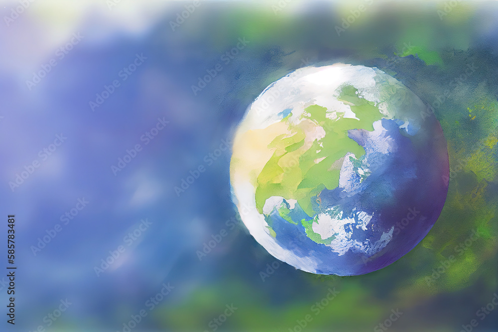 Close up of crystal globe resting on grass in a forest. Generative Ai Close up of crystal globe resting on grass in a forest. Generative Ai