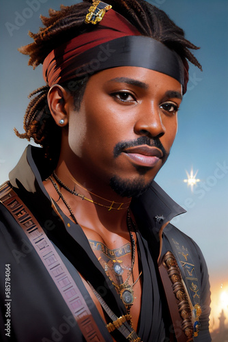 Pirate black man (ID: 585784064)